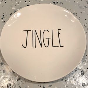 Rae Dunn medium JINGLE plate
